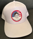 Beaver for President hat in white