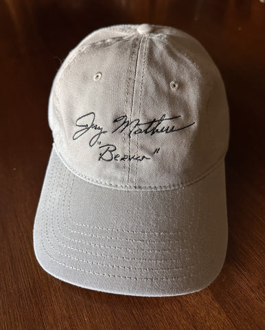 Signature hat in khaki
