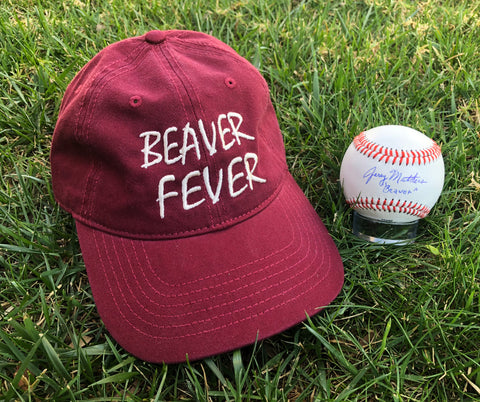 Beaver Fever Hat and Ball package (Burgundy)