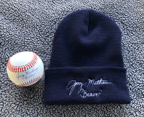 Knit Cap and Ball package (NAVY)