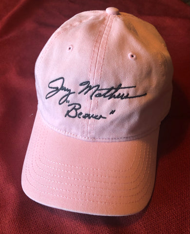 Signature hat in pink